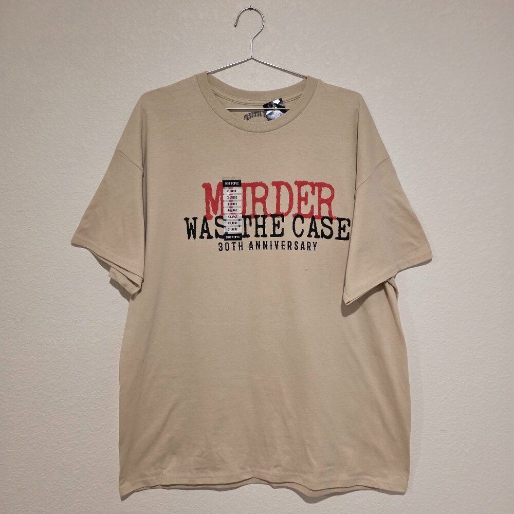 NWT Death Row Records Murder was the Case 30th Anniversary Tee Sz XL